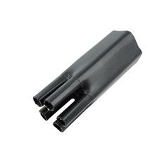 Термоусаживаемая перчатка на 5 жил 57,0/29,0 мм черная REXANT