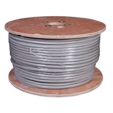 REXANT Кабель витая пара F/UTP, категория 5, PVC, 25PR, 24AWG, внутренний, серый, 305 м