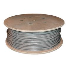 REXANT Кабель витая пара F/UTP, категория 5, PVC, 10PR, 24AWG, внутренний, серый, 305 м