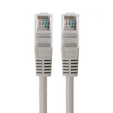 REXANT Патч-корд U/UTP, категория 5e, RJ45-RJ45, неэкранированный, LSZH серый, 3 м