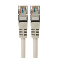 REXANT Патч-корд F/UTP, категория 5e, RJ45-RJ45, экранированный, 24AWG, LSZH, серый, 3 м