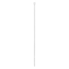 Хомут-стяжка кабельная нейлоновая 150x2,5 мм, белая, (100 шт/уп) REXANT 
