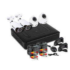 Комплект видеонаблюдения PROconnect, 2 внутренние, 2 наружные камеры AHD-M, без HDD
