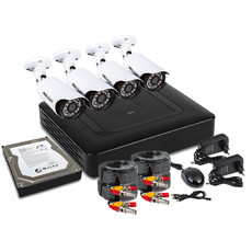 Комплект видеонаблюдения PROconnect, 4 наружные камеры AHD-M, с HDD 1Tб
