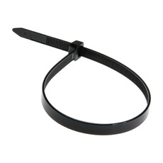 Хомут-стяжка кабельная нейлоновая REXANT 450 x7,6мм, черная, упаковка 100 шт.