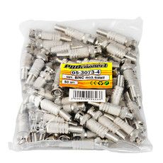 Разъем штекер BNC под винт с пружиной металл PROCONNECT