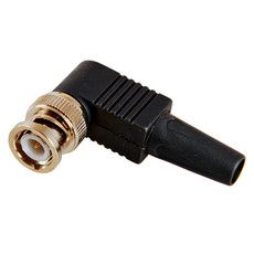 Разъем штекер BNC под винт с колпачком угловой  REXANT