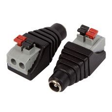 Разъем питания гнездо 2.1х5.5 с быстрозажимной колодкой (блистер) REXANT