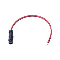 Разъем питания гнездо 2.1х5.5 с проводом 20 см REXANT