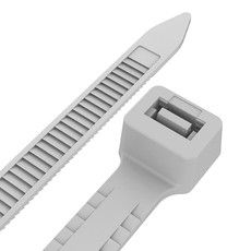 Хомут-стяжка нейлоновая с тройным замком REXANT 150x3,6 мм, белая, упаковка 100 шт.