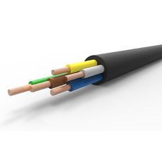  Кабель промышленный гибкий КГтп-ХЛ 5х4 мм², длина 20 метров, ГОСТ  REXANT
