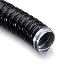 Металлорукав в ПВХ изоляции МРПИнг-15 (бухта 50 м/уп.) черный REXANT 