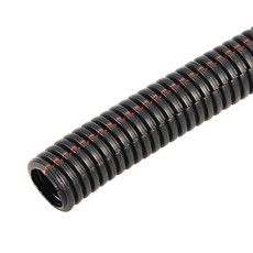 Труба автомобильная гофрированная ПП, Ø 6,8 мм, разрезная, негорючая, бухта 50 м/уп. 