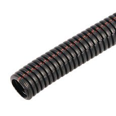 Труба автомобильная гофрированная ПП, Ø 9,8 мм, разрезная, негорючая, бухта 50 м/уп. 