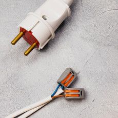 Универсальная клемма СМК 222-412, 2-проводная серая 0,08-2,5/4 мм², (3шт.) (пакет) PROconnect