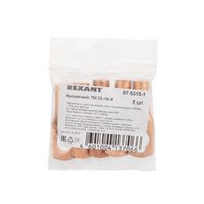 Наконечник ТМ 25–10–8 (25 мм² - Ø 10 мм) (в упак. 5 шт.) REXANT