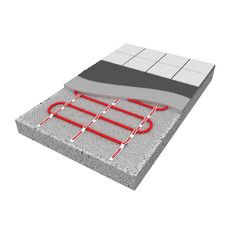 Теплый пол, нагревательный мат REXANT Extra, двухжильный, площадь 3 м², 0.5х6 м, 480 Вт