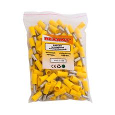Разъем штекерный изолированный штекер 5 мм 4-6 мм² (РШи-п 6.0-5/РшИп5.5-4) желтый REXANT