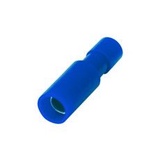 Разъем штекерный полностью изолированный гнездо 4 мм 1.5-2.5 мм² (РШПи-м 2.5-4/РшИмп 2-5-4) синий REXANT