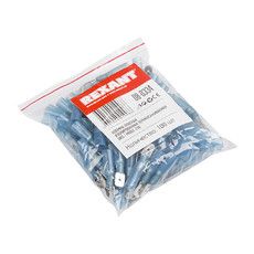 Клемма плоская изолированная термоусаживаемая РПи-п-т 2.5-(6.3)/РпИп-т 2-7-0,8 штекер 6.35 мм 1.5-2.5 мм² синий REXANT