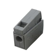 224-101 Клемма для осветительного оборудования  (1,0-2,5)/(0,5-2,5) мм², серая (100 шт./уп.) WAGO