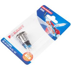 Кнопка  антивандальная Ø19 12В Б/Фикс (5с) (ON)-OFF/(OFF)-ON зеленая (A19-C1) REXANT (в упак. 1шт.)