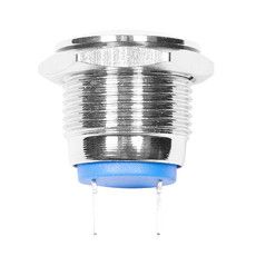 Индикатор металл Ø16 12В подсв/желтая LED  REXANT