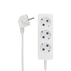Удлинитель PROconnect 3 гнезда, 5 м, 3х0.75 мм², с/з, белый