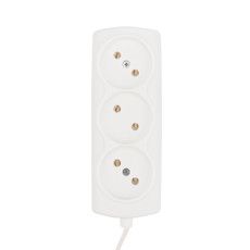 Удлинитель PROconnect STANDARD 3 гнезда, 7 м, 2х0.75 мм², б/з, белый