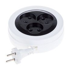 Удлинитель-рулетка PROconnect STANDARD 5 м, 3 гнезда, 2х0.75 мм², б/з, белый