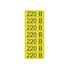 Наклейка знак электробезопасности «220 В» 35х100 мм REXANT 70шт.