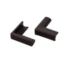 Набор: тонкая мягкая универсальная лента для крепления на острые края (NBR,14*4*2000 мм) + 4 мягкие насадки-протектора 