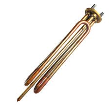 Нагревательный элемент для бойлера, ТЭН, RCF TW3 PA - 2000 Вт, фланец 48 мм(короткие контакты), место под анод М6 