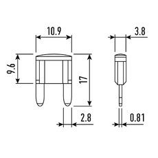 Предохранитель автомобильный 