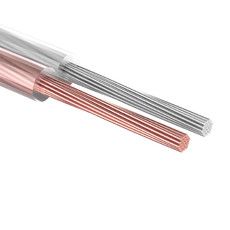 Кабель акустический REXANT 2х0,75 мм², прозрачный SILICON, мини-бухта 5 м