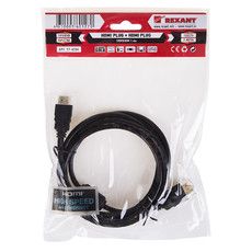 Кабель REXANT HDMI - HDMI 1.4, 2 метра Gold