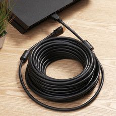 Кабель REXANT HDMI - HDMI 1.4, 15 м, Gold (PVC пакет)