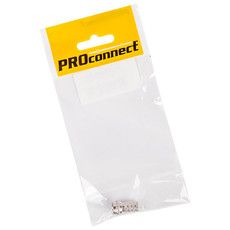 Разъем антенный на кабель, штекер F для кабеля RG-6, (1шт.) (пакет)  PROconnect
