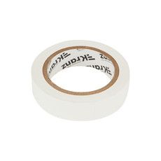 Изолента ПВХ 0,13х15 мм, 10 м, белая (10 шт/уп) KRANZ