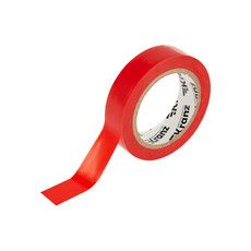 Изолента ПВХ 0,13х15 мм, 10 м, красная (10 шт/уп) KRANZ