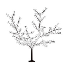 Светодиодное дерево «Сакура», высота 2,4 м, диаметр кроны 2,0 м, белые светодиоды, IP65, понижающий трансформатор в комплекте, NEON-NIGHT