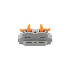 Клемма СМК 222-423P проходная 3 полюса, с монтажной площадкой (0,08-4 мм²), серая (блистер 5 шт./уп.) REXANT