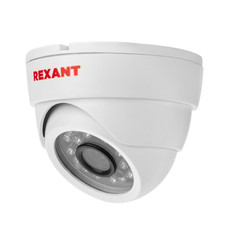 Купольная камера REXANT AHD 2.0 Мп Full HD 1920x1080 (1080P), объектив 2.8 мм, ИК до 30 м
