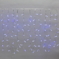 Гирлянда Светодиодный Дождь 2x0,8м, прозрачный провод, 230 В, диоды Синие