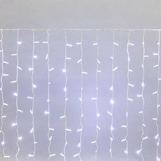 Гирлянда светодиодная Занавес 2х1,5м 300 LED БЕЛЫЙ белый ПВХ IP65 постоянное свечение 230В нужен блок 303-500-1 NEON-NIGHT