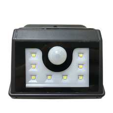 Светильник светодиодный, настенный на солнечной батарее с датчиком движения и освещенности (фотореле), 8 LED  LAMPER