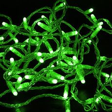 Гирлянда светодиодная Нить 10м 100 LED ЗЕЛЕНЫЙ прозрачный ПВХ IP65 постоянное свечение 230В соединяется нужен блок 303-500-1 NEON-NIGHT