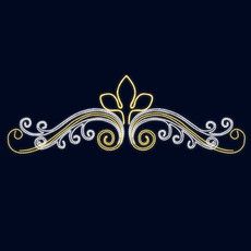 Декоративная перетяжка Карнавал 605х190 см (цвет на выбор)