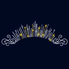 Декоративная перетяжка Торжество 600х255 см (цвет на выбор)