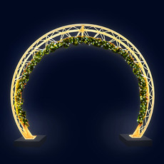 Декоративная арка Кольцо 400 см (цвет на выбор)